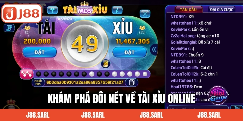 Tài Xỉu - Trải Nghiệm Đỉnh Cao Tại Sòng Bài Trực Tuyến J88 2 Khám phá đôi nét về tài xỉu online