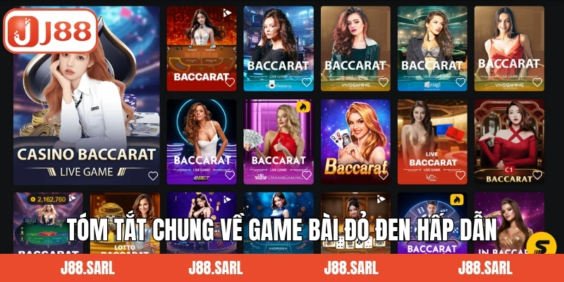 Baccarat - Siêu Phẩm Game Bài Hot Dẫn Đầu Tại J88 2 Tóm tắt chung về game bài đỏ đen hấp dẫn
